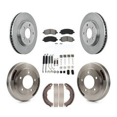 Transit Auto K8S-102351 Disc Brake Kit for 2008-2014 Mitsubishi Lancer - Front and Rear product image