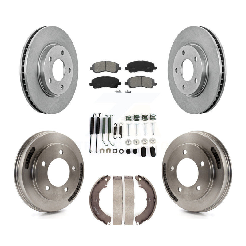 Transit Auto K8S-102351 Disc Brake Kit for 2008-2014 Mitsubishi Lancer - Front and Rear product image