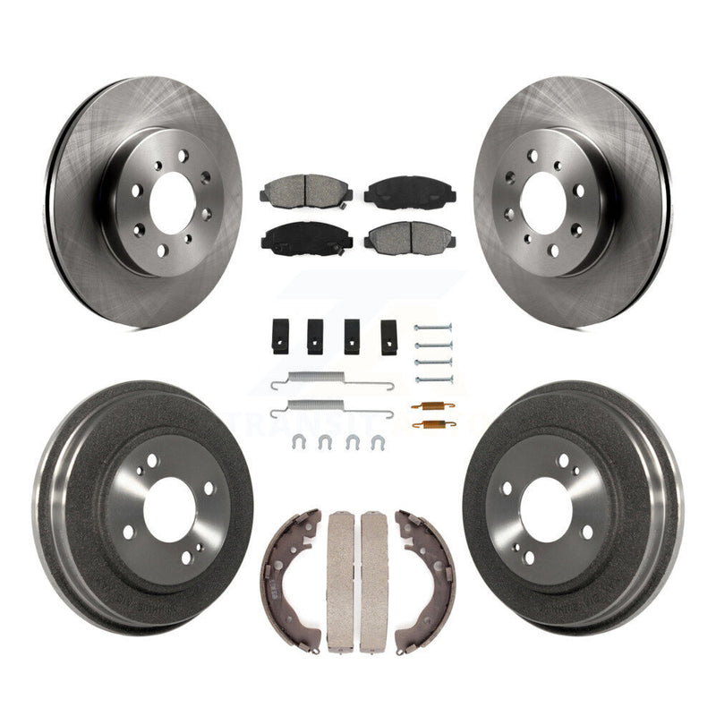 Transit Auto K8S-102355 Disc Brake Kit for 2010-2014 Honda Insight - Front and Rear product image