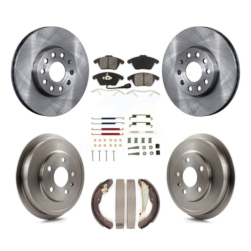 Transit Auto K8S-102394 Disc Brake Kit for 2011-2012 Volkswagen Jetta - Front and Rear product image