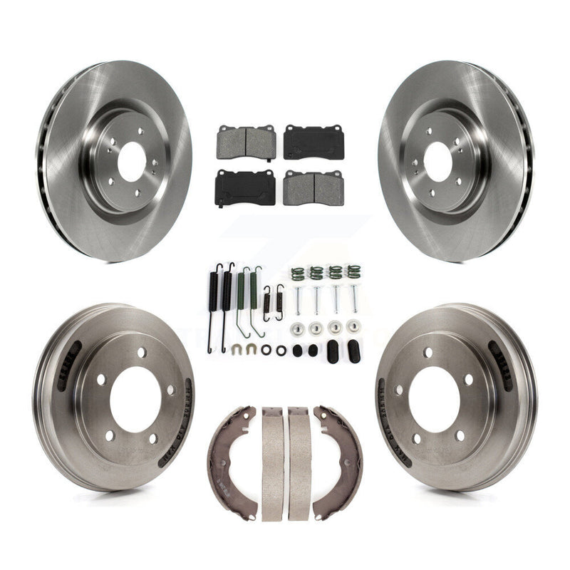 Transit Auto K8S-102398 Disc Brake Kit for 2008 Mitsubishi Lancer - Front and Rear product image