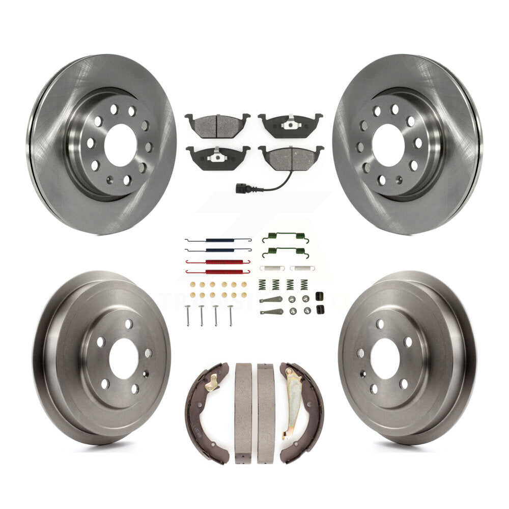 Transit Auto K8S-102402 Disc Brake Kit for 2011-2012 Volkswagen Jetta - Front and Rear product image