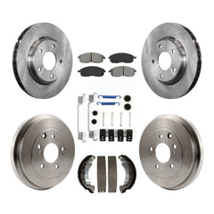 Transit Auto K8S-102404 Disc Brake Kit for 2013-2019 Nissan Sentra - Front and Rear product image
