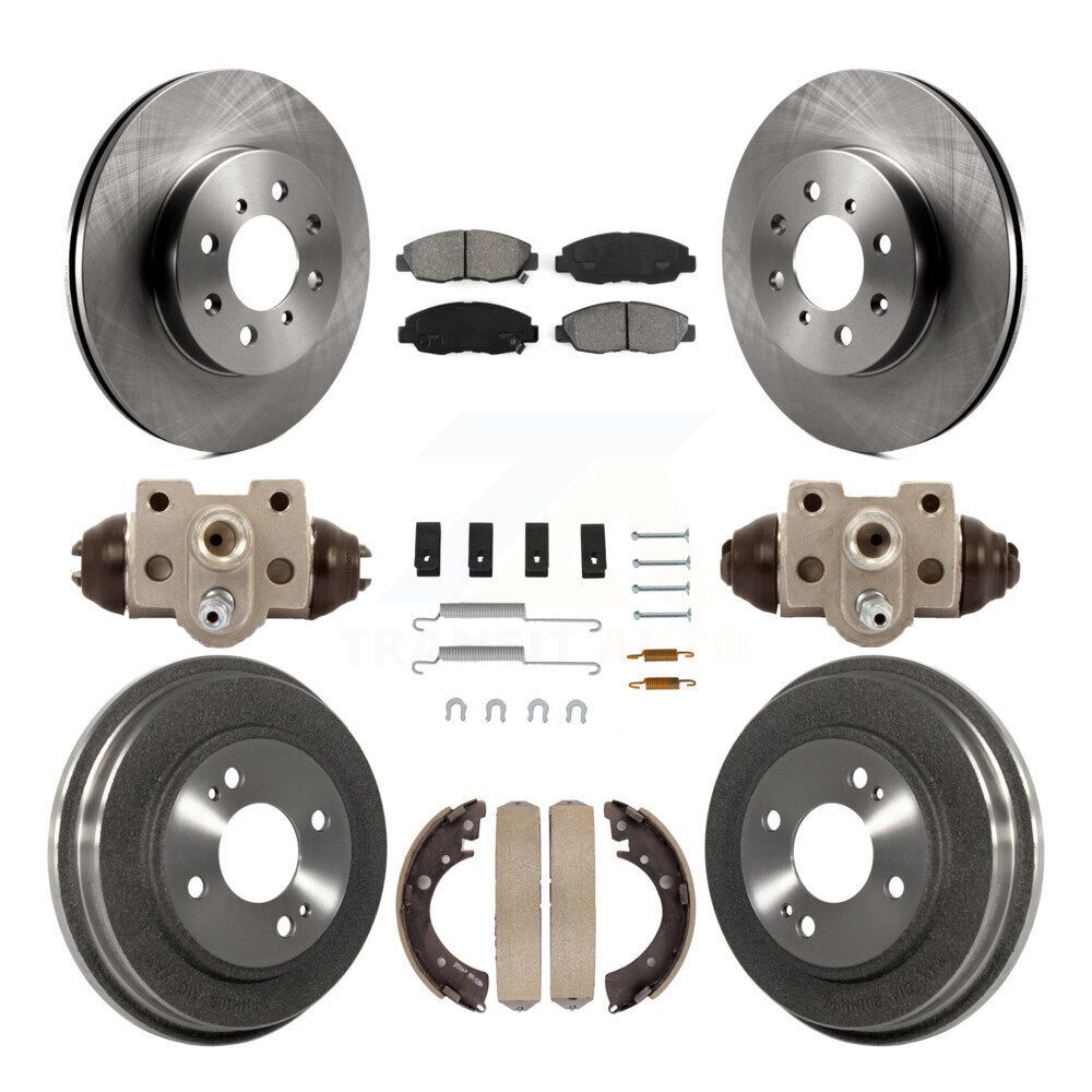 Transit Auto K8S-102423 Disc Brake Kit for 2001-2005 Honda Civic - Front and Rear product image