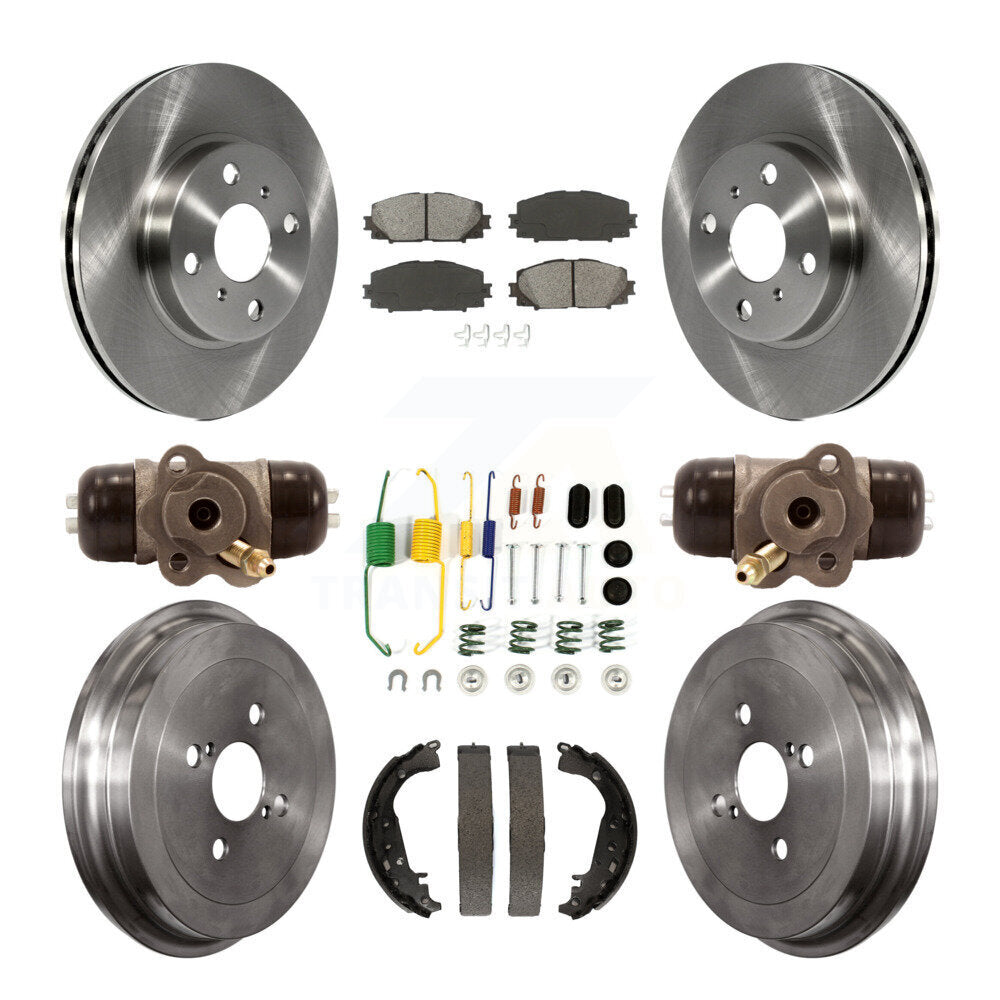 Transit Auto K8S-102457 Disc Brake Kit for 2006-2014 Toyota Yaris - Front and Rear product image
