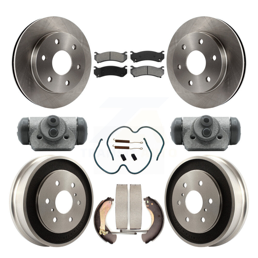 Transit Auto K8S-102474 Disc Brake Kit for 2005-2007 Chevrolet Silverado 1500, Chevrolet Silverado 1500 Classic, GMC Sierra 1500 - Front and Rear product image