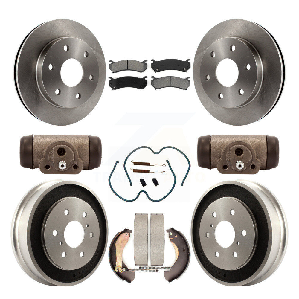 Transit Auto K8S-102475 Disc Brake Kit for 2005-2007 Chevrolet Silverado 1500 Classic, Chevrolet Silverado 1500, GMC Sierra 1500 - Front and Rear product image