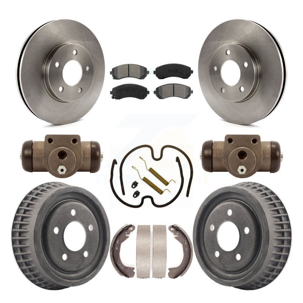 Transit Auto K8S-102476 Disc Brake Kit for 2002-2004 Chevrolet Venture, Oldsmobile Silhouette, Pontiac Montana - Front and Rear product image