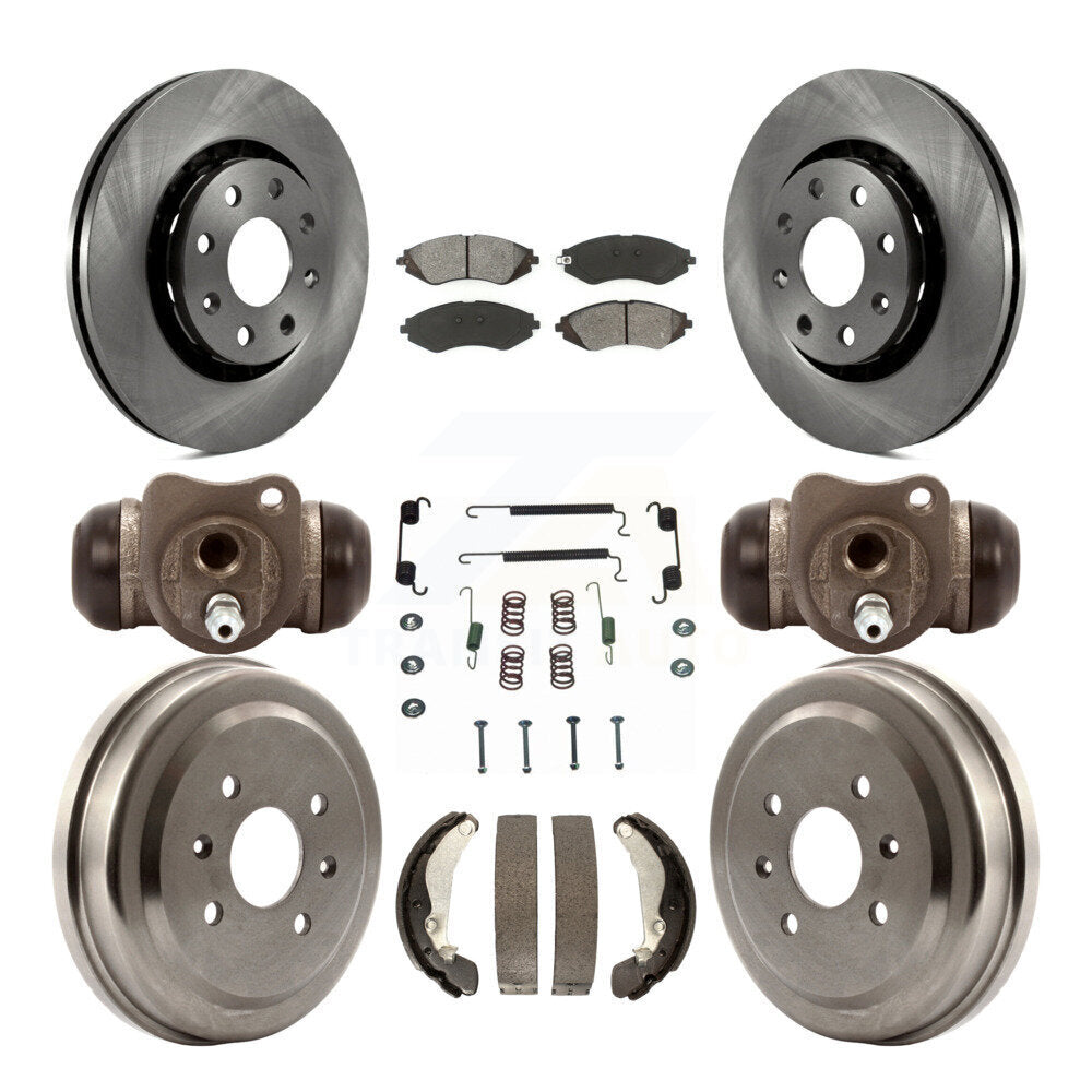 Transit Auto K8S-102482 Disc Brake Kit for 2004-2015 Chevrolet Spark, Pontiac G3, Pontiac G3 Wave & more - Front and Rear product image