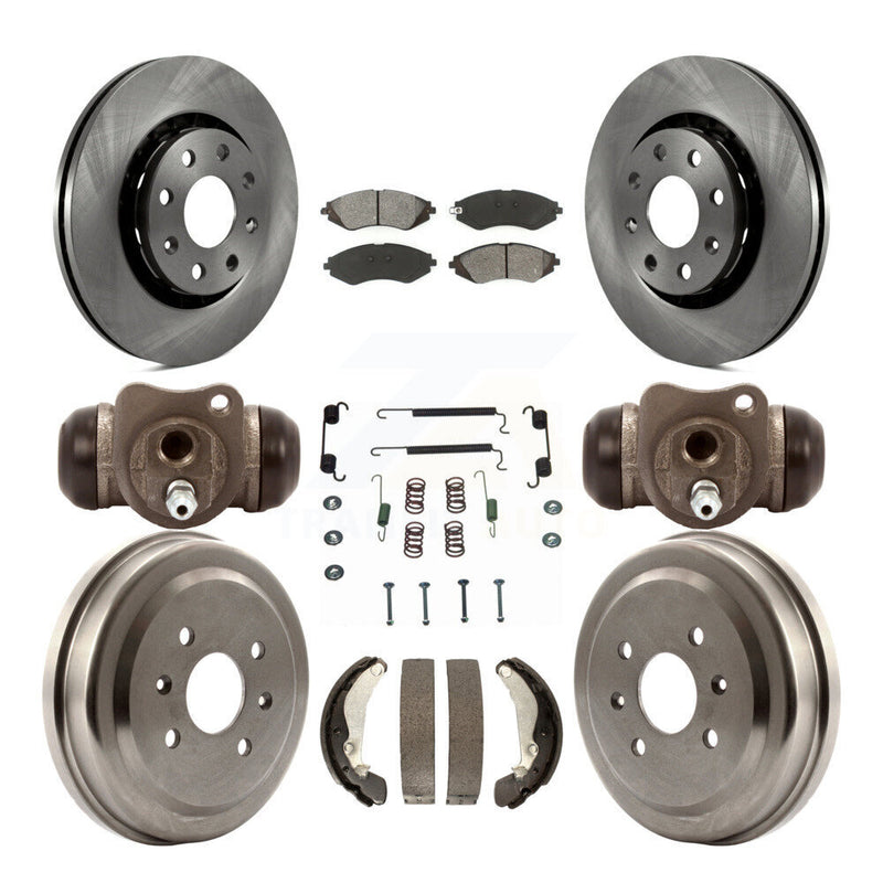 Transit Auto K8S-102482 Disc Brake Kit for 2004-2015 Chevrolet Spark, Pontiac G3, Pontiac G3 Wave & more - Front and Rear product image