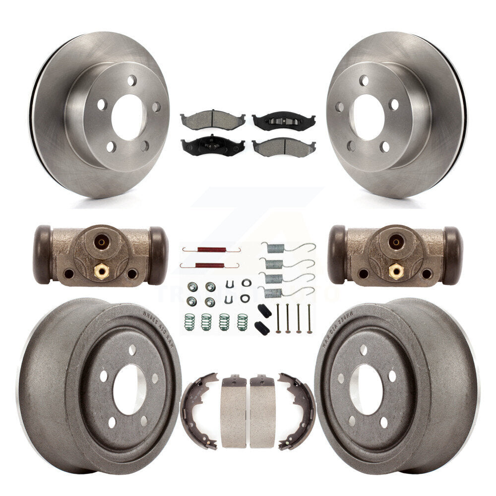 Transit Auto K8S-102520 Disc Brake Kit for 2001-2006 Jeep Wrangler, Jeep TJ - Front and Rear product image