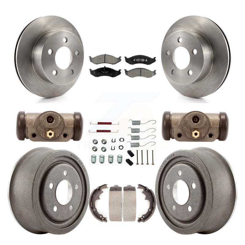 Transit Auto K8S-102520 Disc Brake Kit for 2001-2006 Jeep Wrangler, Jeep TJ - Front and Rear product image