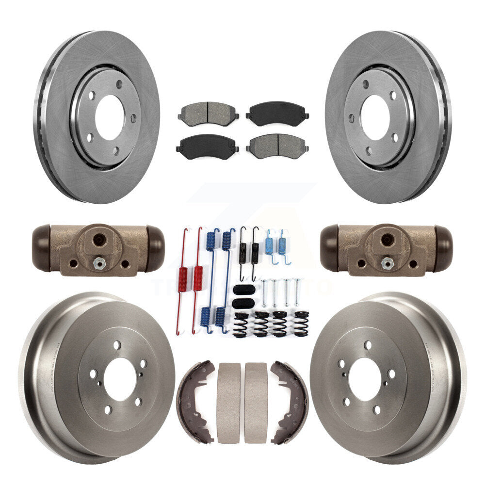 Transit Auto K8S-102526 Disc Brake Kit for 2001-2007 Dodge Caravan, Chrysler Town & Country, Chrysler Voyager & more - Front and Rear product image