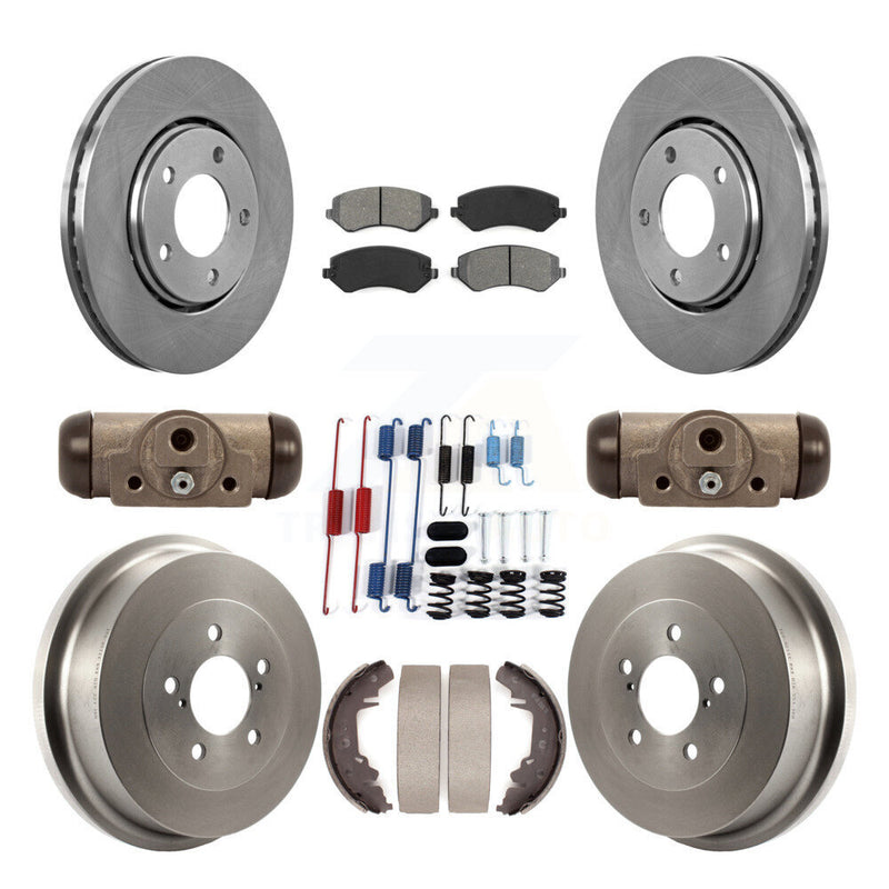 Transit Auto K8S-102526 Disc Brake Kit for 2001-2007 Dodge Caravan, Chrysler Town & Country, Chrysler Voyager & more - Front and Rear product image