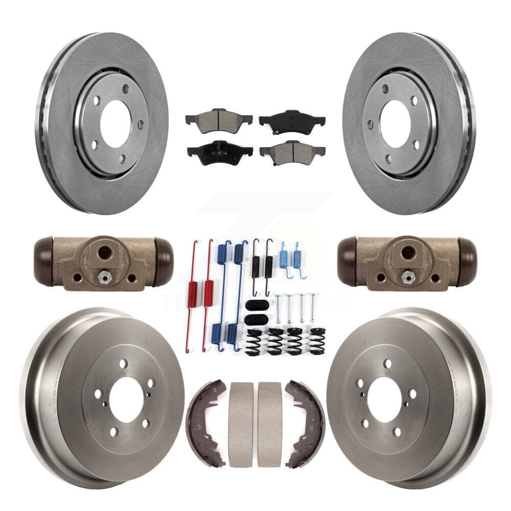 Transit Auto K8S-102527 Disc Brake Kit for 2002-2004 Dodge Caravan, Chrysler Voyager - Front and Rear product image