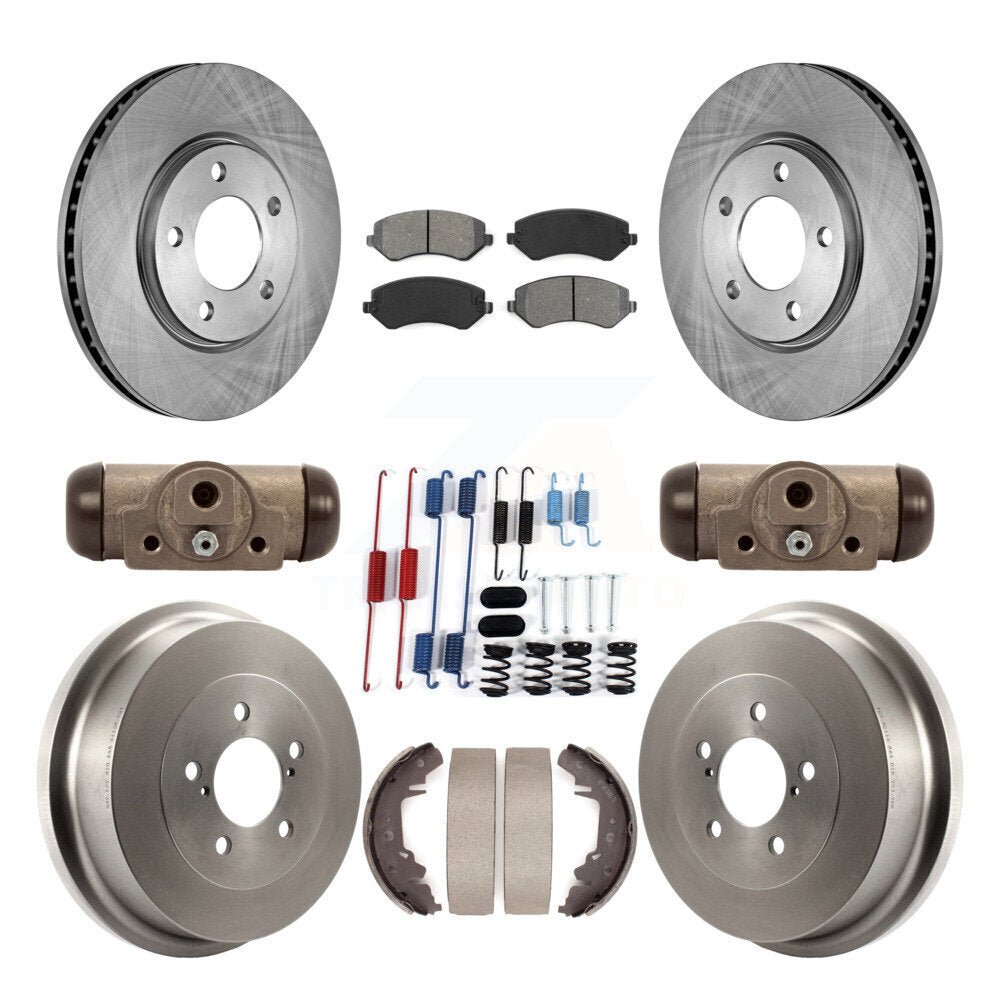 Transit Auto K8S-102530 Disc Brake Kit for 2003-2006 Dodge Grand Caravan, Chrysler Voyager - Front and Rear product image