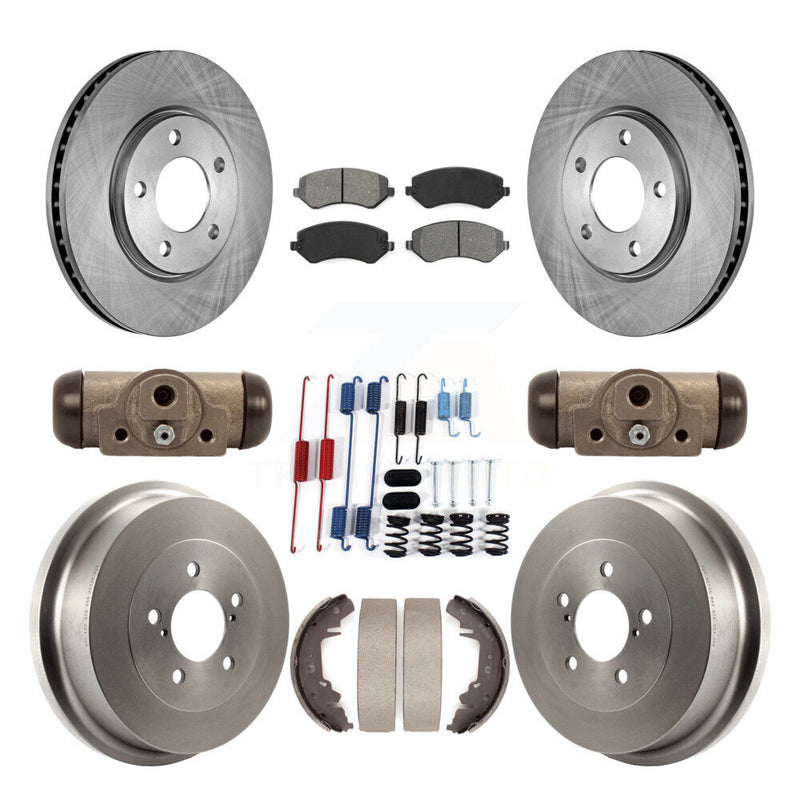 Transit Auto K8S-102530 Disc Brake Kit for 2003-2006 Dodge Grand Caravan, Chrysler Voyager - Front and Rear product image