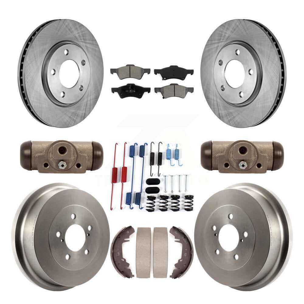 Transit Auto K8S-102531 Disc Brake Kit for 2001-2007 Chrysler Town & Country, Dodge Caravan, Dodge Grand Caravan - Front and Rear product image