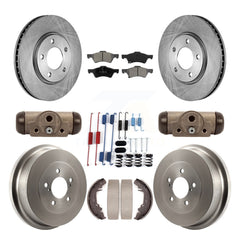Transit Auto K8S-102531 Disc Brake Kit for 2001-2007 Chrysler Town & Country, Dodge Caravan, Dodge Grand Caravan - Front and Rear product image