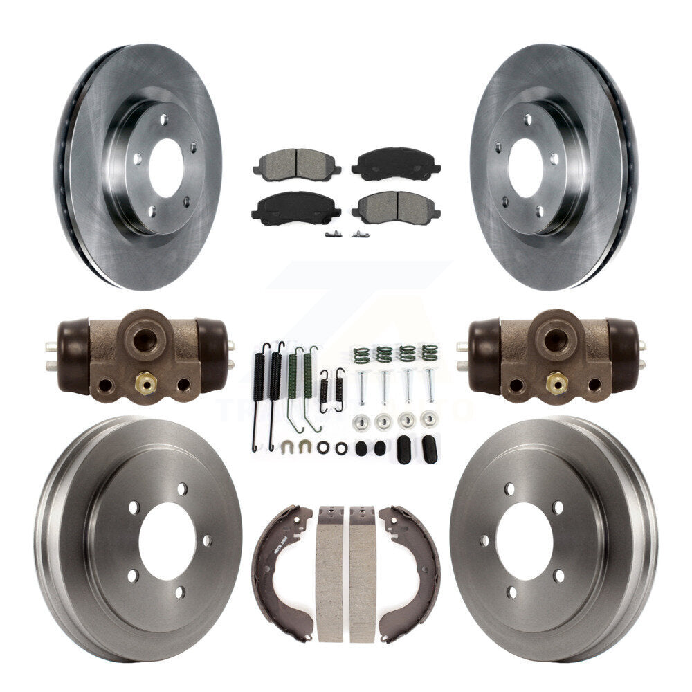 Transit Auto K8S-102536 Disc Brake Kit for 2007-2017 Dodge Caliber, Dodge Avenger, Jeep Compass & more - Front and Rear product image
