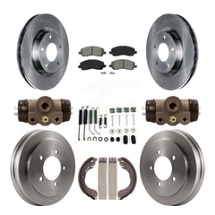 Transit Auto K8S-102536 Disc Brake Kit for 2007-2017 Dodge Caliber, Dodge Avenger, Jeep Compass & more - Front and Rear product image