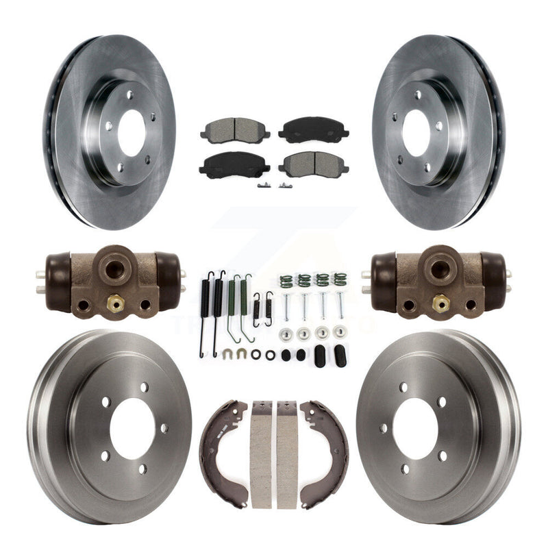 Transit Auto K8S-102536 Disc Brake Kit for 2007-2017 Dodge Caliber, Dodge Avenger, Jeep Compass & more - Front and Rear product image