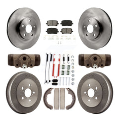 Transit Auto K8S-102557 Disc Brake Kit for 2006-2008 Pontiac Vibe, Toyota Matrix - Front and Rear product image