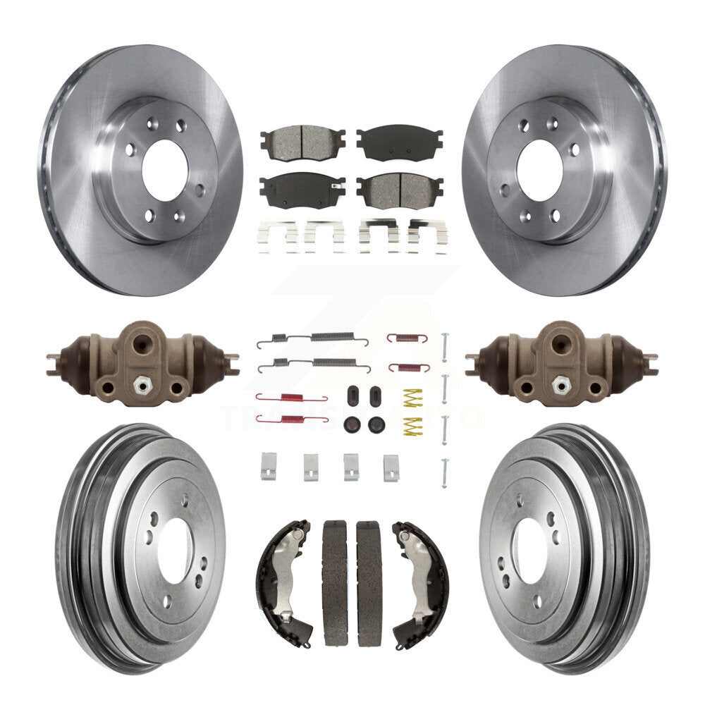 Transit Auto K8S-102568 Disc Brake Kit for 2006-2011 Hyundai Accent, Kia Rio, Kia Rio5 - Front and Rear product image