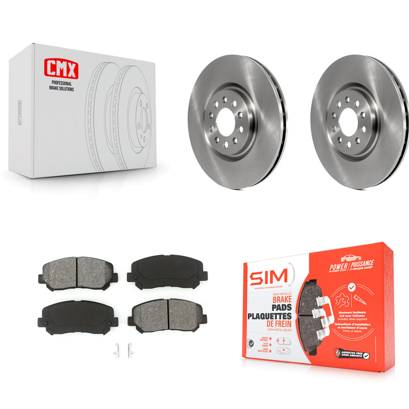 Transit Auto K8S-102578 Disc Brake Kit for 2015-2023 Jeep Cherokee, Chrysler 200 - Front product image