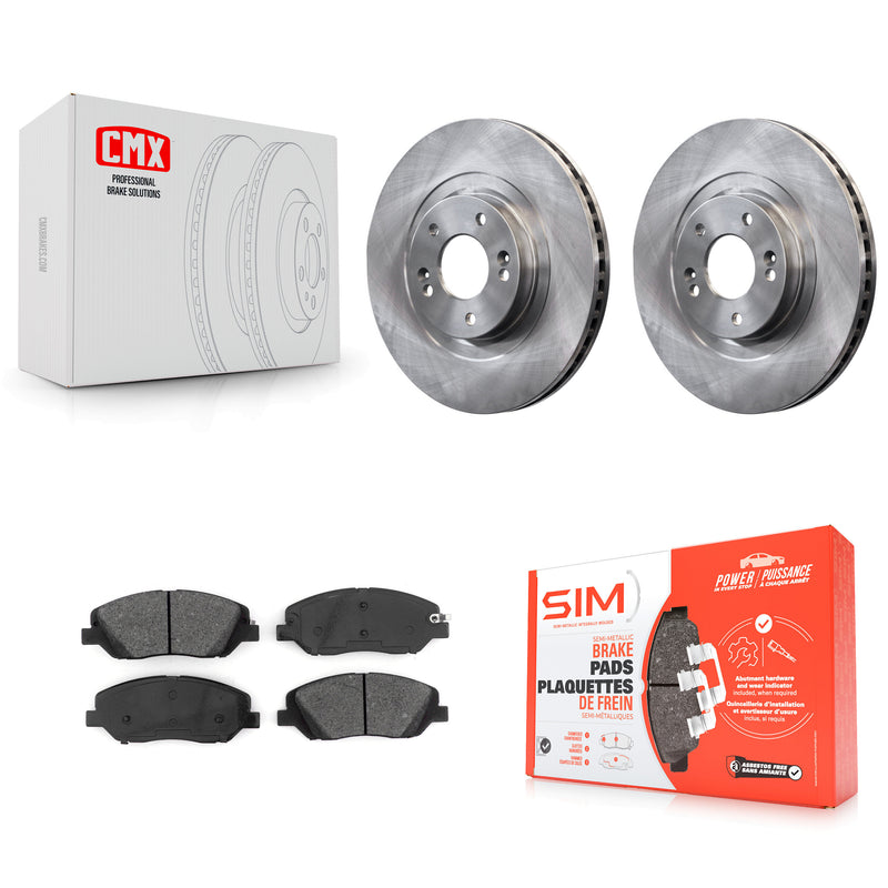 Transit Auto K8S-102582 Disc Brake Kit for 2017-2019 Hyundai Santa Fe, Hyundai Santa Fe XL - Front product image