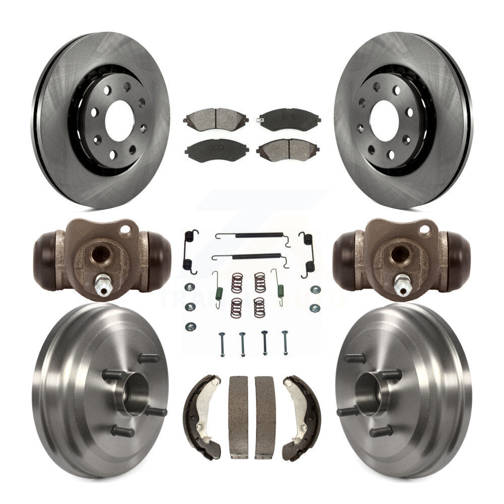 Transit Auto K8S-102590 Disc Brake Kit for 2004-2011 Pontiac G3, Chevrolet Aveo5, Pontiac Wave & more - Front and Rear product image