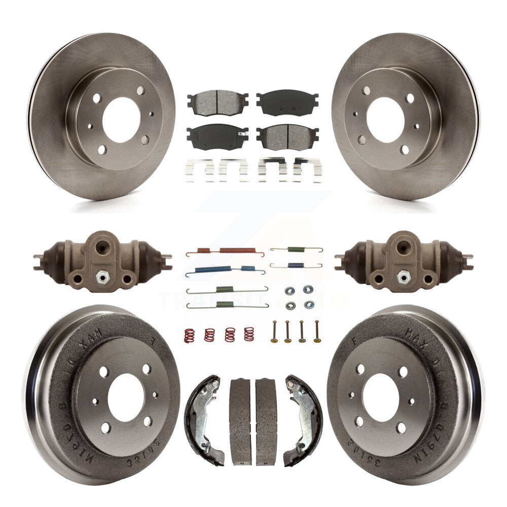 Transit Auto K8S-102627 Disc Brake Kit for 2006 Hyundai Accent - Front and Rear product image