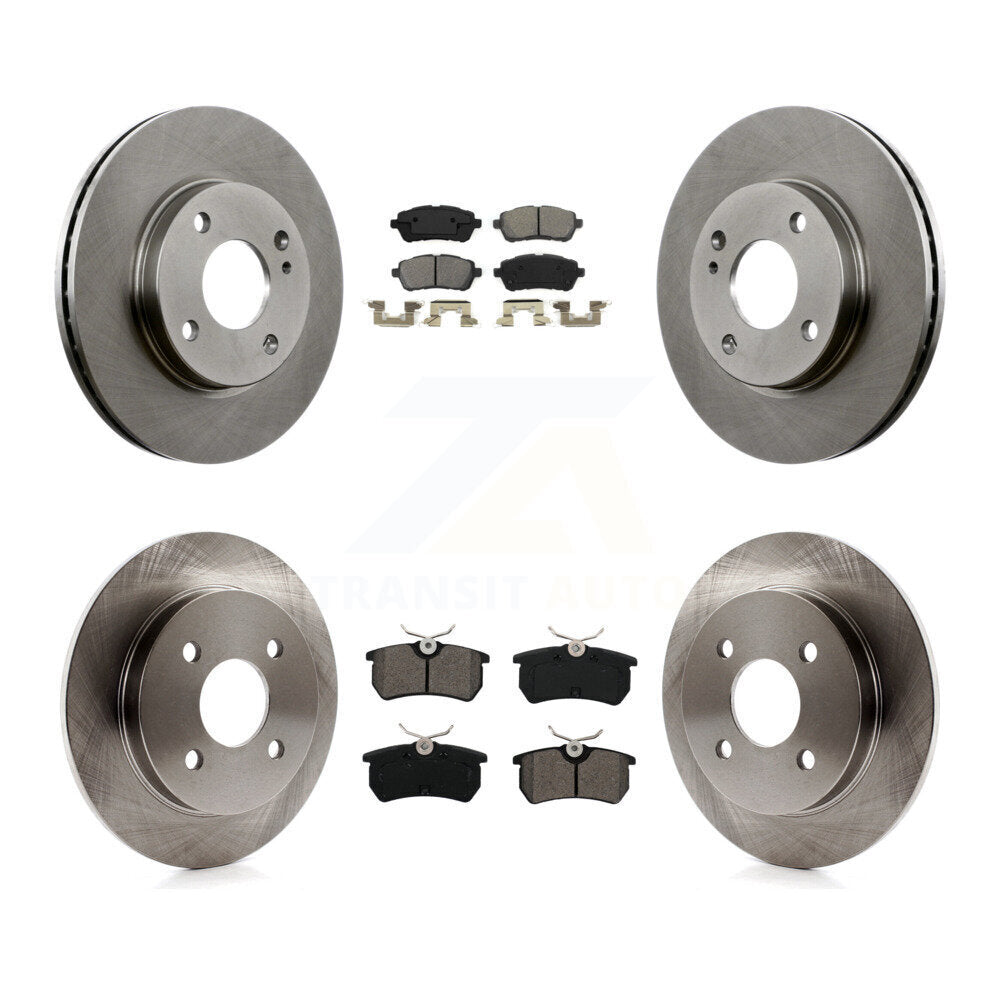 Transit Auto K8S-102673 Disc Brake Kit for 2014-2019 Ford Fiesta - Front and Rear product image