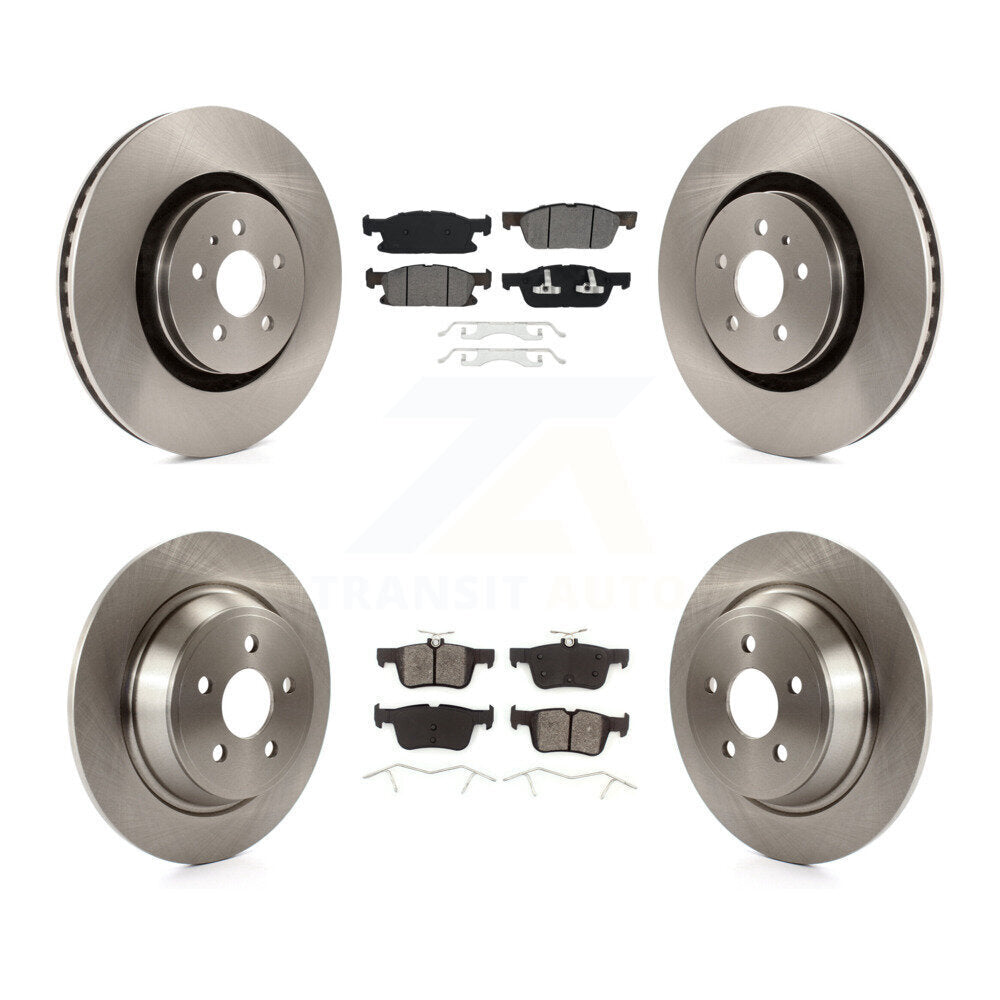 Transit Auto K8S-102676 Disc Brake Kit for 2015-2023 Ford Edge, Lincoln Nautilus, Lincoln MKX - Front and Rear product image
