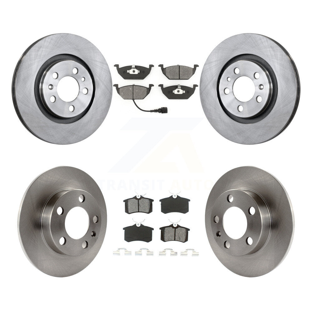 Transit Auto K8S-102680 Disc Brake Kit for 2007-2010 Volkswagen Beetle - Front and Rear product image