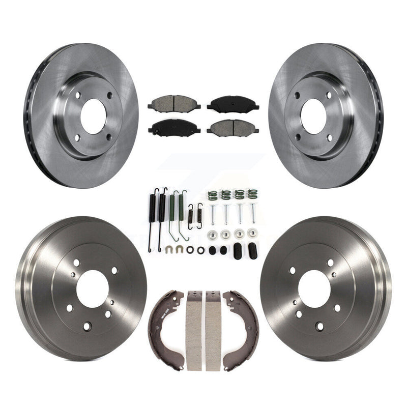 Transit Auto K8S-102714 Disc Brake Kit for 2008 Nissan Versa - Front and Rear product image