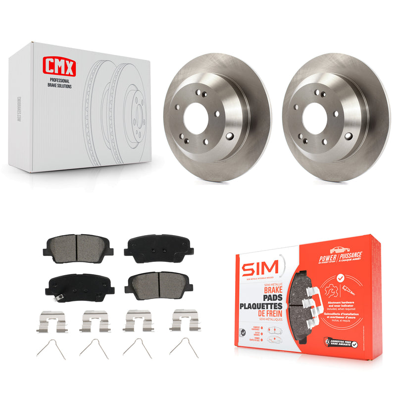 Transit Auto K8S-102721 Disc Brake Kit for 2016-2020 Hyundai Santa Fe, Hyundai Santa Fe Sport, Hyundai Santa Fe XL & more - Rear product image