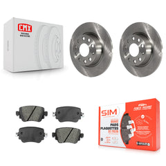 Transit Auto K8S-102723 Disc Brake Kit for 2015-2022 Volkswagen Golf, Volkswagen Golf SportWagen, Volkswagen Golf Alltrack & more - Rear product image