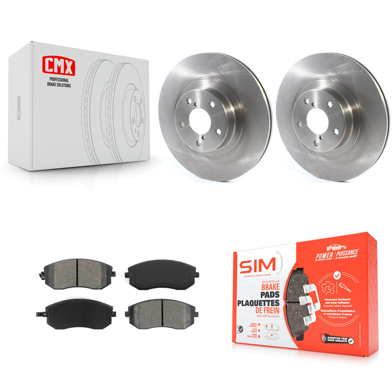 Transit Auto K8S-102762 Disc Brake Kit for 2005-2013 Subaru WRX, Subaru Legacy, Subaru Impreza & more - Front product image