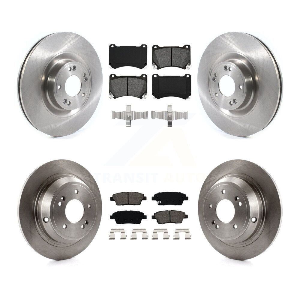 Transit Auto K8S-102801 Disc Brake Kit for 2012-2014 Hyundai Genesis - Front and Rear product image