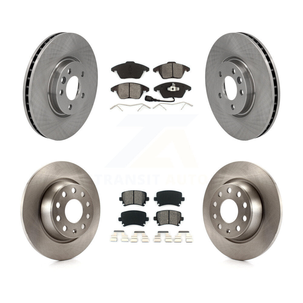 Transit Auto K8S-102802 Disc Brake Kit for 2009-2012 Volkswagen CC - Front and Rear product image
