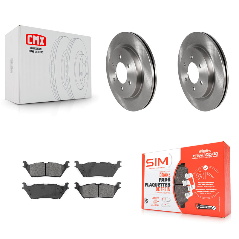 Transit Auto K8S-102819 Disc Brake Kit for 2018-2021 Ford Expedition, Ford F-150, Lincoln Navigator - Rear product image