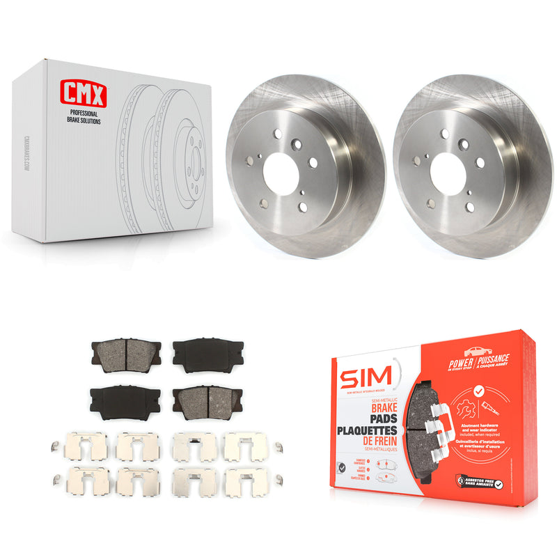 Transit Auto K8S-102826 Disc Brake Kit for 2018-2024 Toyota Camry - Rear product image