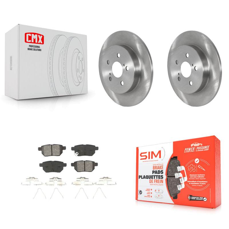 Transit Auto K8S-102829 Disc Brake Kit for 2019 Toyota Corolla - Rear product image