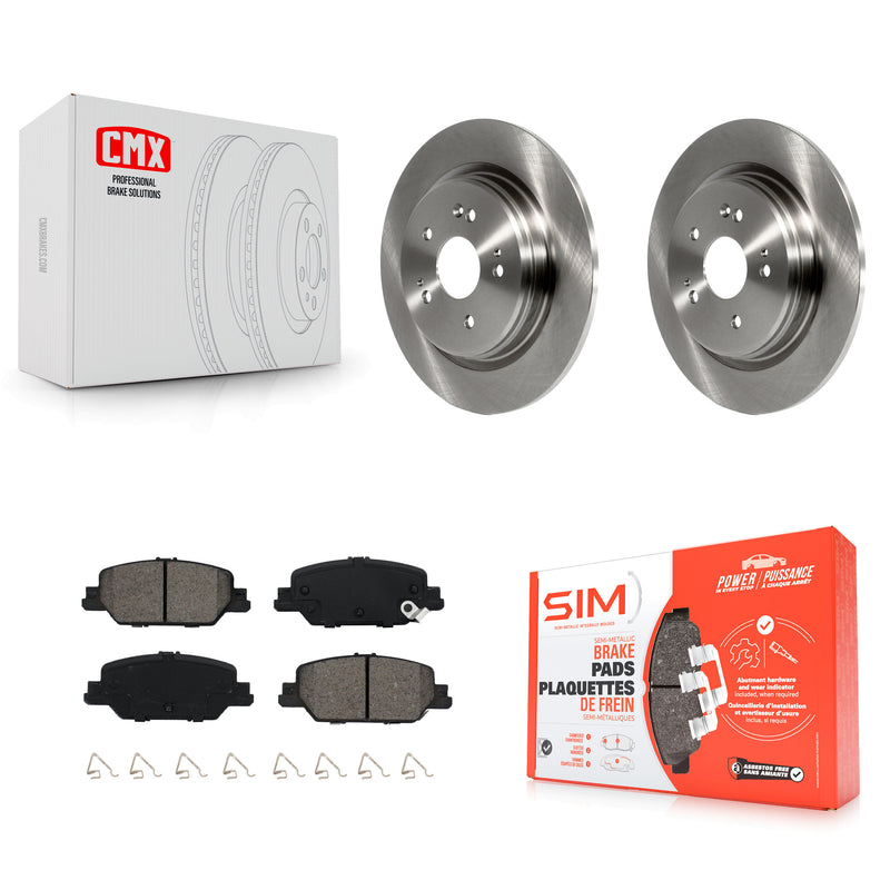 Transit Auto K8S-102830 Disc Brake Kit for 2017-2024 Honda CR-V - Rear product image