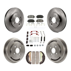 Transit Auto K8S-102848 Disc Brake Kit for 2009-2010 Chevrolet Cobalt, Pontiac G5 - Front and Rear product image