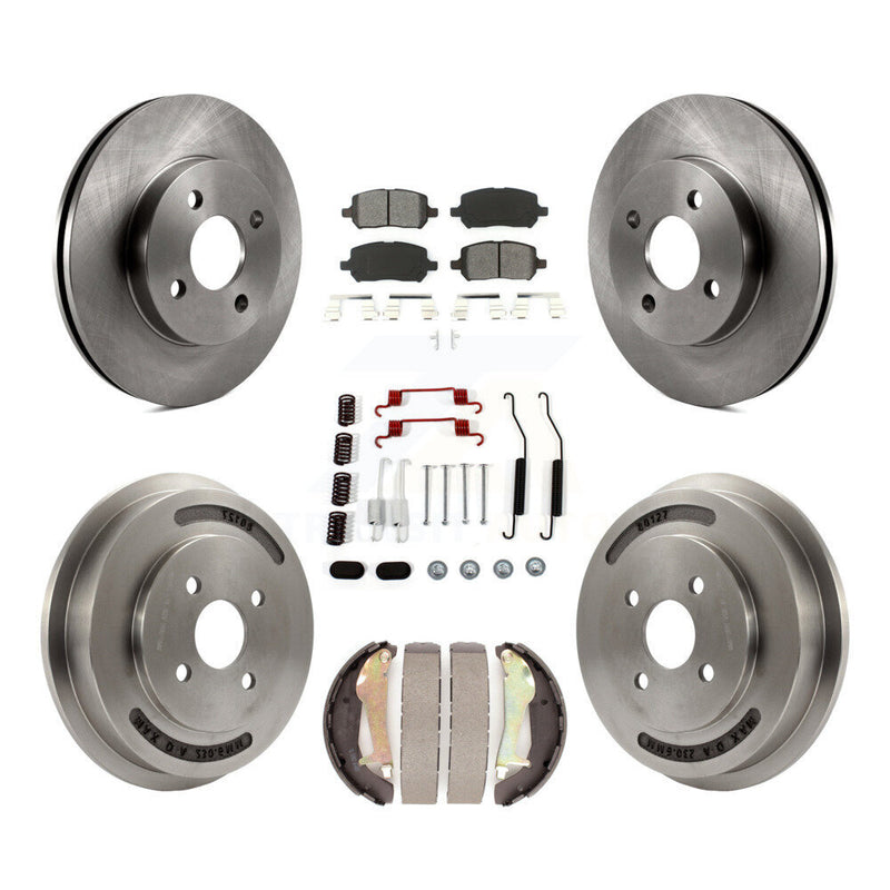 Transit Auto K8S-102848 Disc Brake Kit for 2009-2010 Chevrolet Cobalt, Pontiac G5 - Front and Rear product image