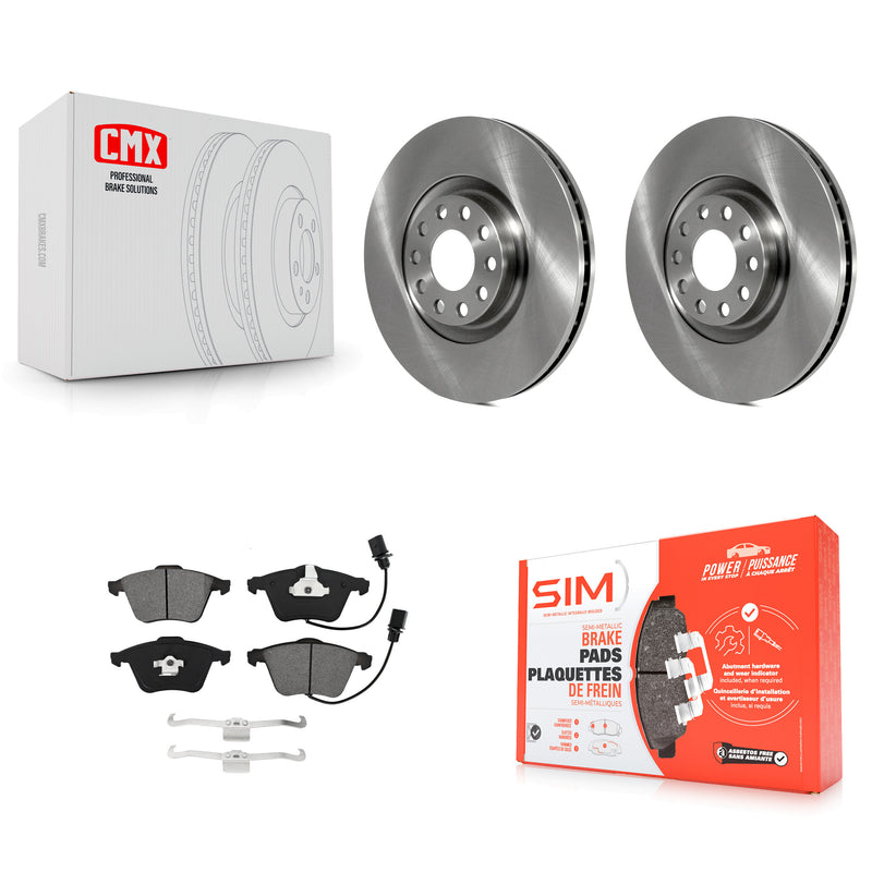 Transit Auto K8S-102861 Disc Brake Kit for 2005-2009 Audi A4, Audi A4 Quattro - Front product image