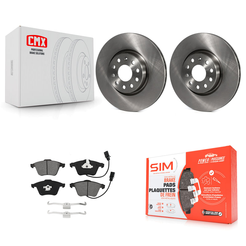 Transit Auto K8S-102864 Disc Brake Kit for 2008-2012 Volkswagen CC, Volkswagen R32 - Front product image