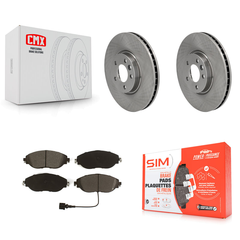 Transit Auto K8S-102880 Disc Brake Kit for 2013-2016 Volkswagen CC - Front product image